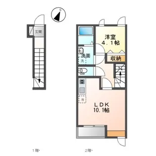 プランドール .I【2階】の間取り
