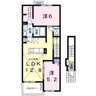 リベルテ【2階】の間取り