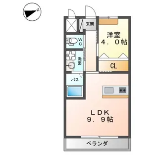 サンシャインヒル【1階】の間取り