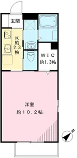 フェリーチェ【207号室号室】の間取り