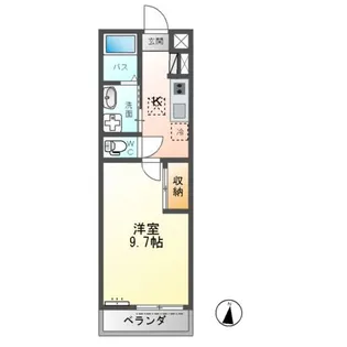 RUCOTA(ルコタ)【1階】の間取り