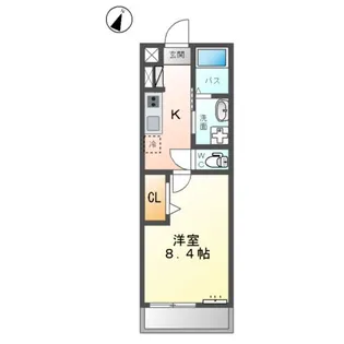 グランシェル【2階】の間取り