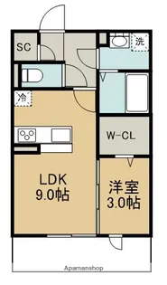 MARUEI HILLS(マルエイヒルズ)【3階】の間取り