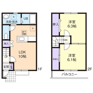 SUCーSEED【2階】の間取り