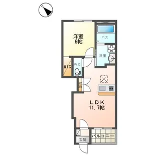 インビクタ【1階】の間取り