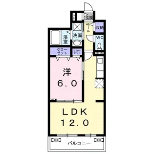 ヴィラプラシードⅡ【2階】の間取り