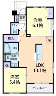 JEUNESSE(ジュネス)【1階】の間取り