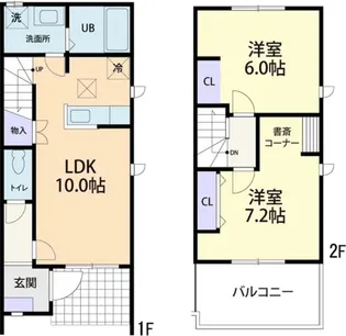DOUX MAISON 高道祖【2階】の間取り