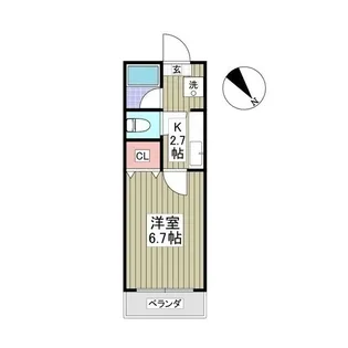 花山ビル【3階】の間取り