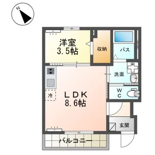 FK5【1階】の間取り