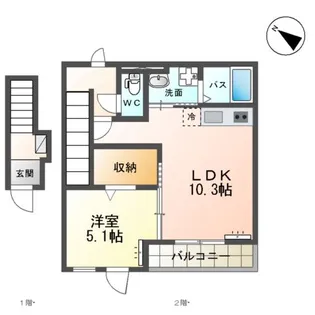 FK3【2階】の間取り