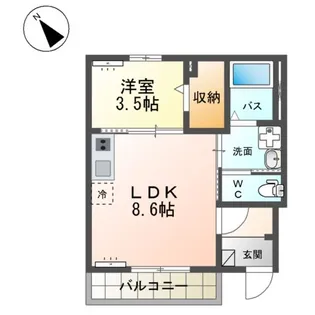 FK3【1階】の間取り