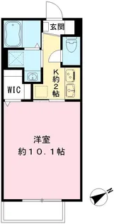 ハレレア神立【202号室号室】の間取り