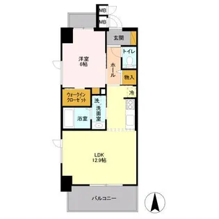 フロンティア・コンフォート研究学園【2階】の間取り