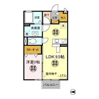 まるまハイツ【2階】の間取り