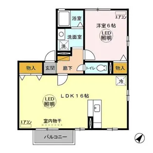 エスペランサ【1階】の間取り