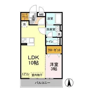 CONIFER(コニファー)【3階】の間取り