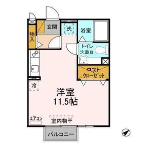 シャルマン ⅡABCD【2階】の間取り