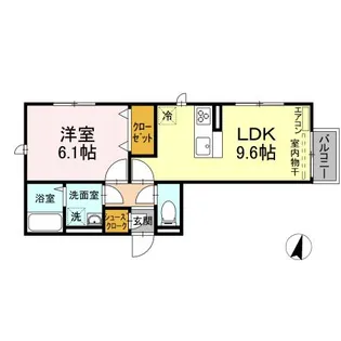 CASA SERENA・CASA VIVACE カーサセレーナ【2階】の間取り