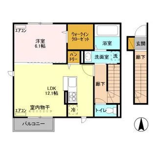 ファミールⅡ【2階】の間取り
