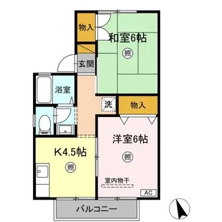 セジュールAⅠ【1階】の間取り