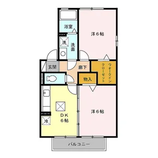 プロスパーB【1階】の間取り