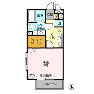 グランドセントレア888 A・B【2階】の間取り