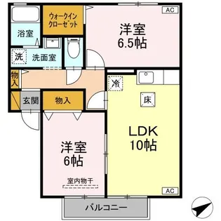 ボヌール ABCDE【1階】の間取り
