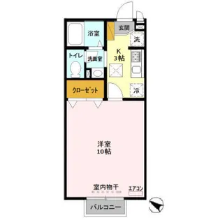 アドラブール【1階】の間取り