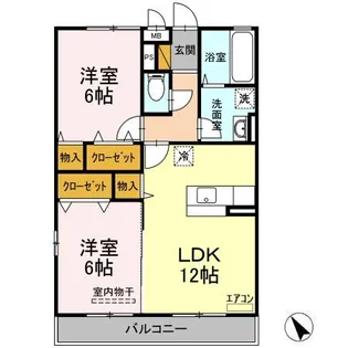 エスポワール A【3階】の間取り