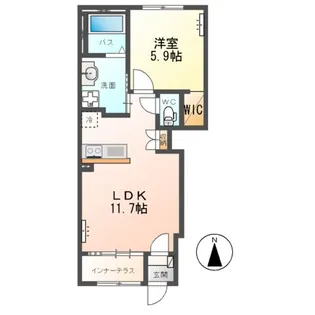 アーバングレイスⅡ【1階】の間取り