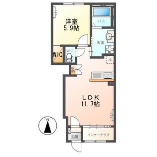 アーバングレイスⅡ【1階】の間取り