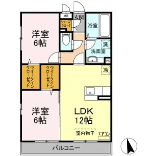 ヴェルブィル【3階】の間取り