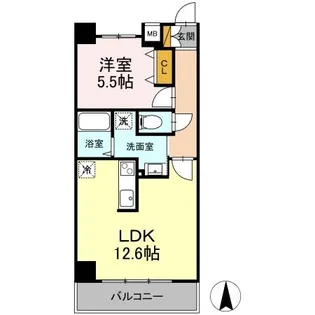 RIO GRANDE(リオ グランデ)【4階】の間取り