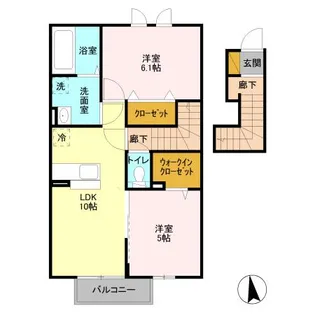 FERIO(フェリオ)【2階】の間取り