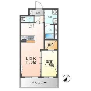 MOON STONE(ムーン ストーン)【2階】の間取り