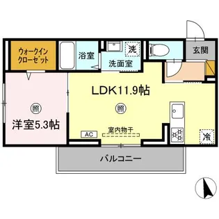 サンライズガーデンさくら【3階】の間取り