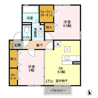 マローネ A【1階】の間取り