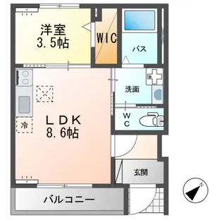 KANON (カノン)【1階】の間取り