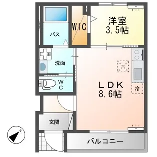 KANON (カノン)【1階】の間取り