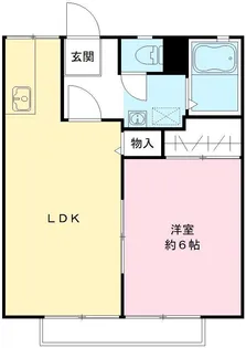 旭台アーバンハイツ C棟【102号室号室】の間取り