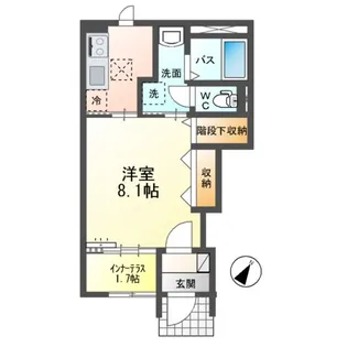 シルクⅡ【1階】の間取り