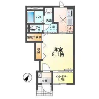 シルクⅡ【1階】の間取り