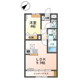ロードスター【1階】の間取り