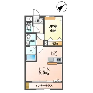 ロードスター【1階】の間取り