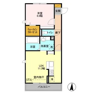 アルヴェアーレI【2階】の間取り