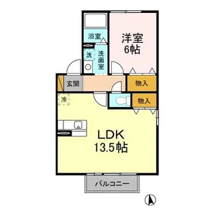 ウィルコートABC【2階】の間取り