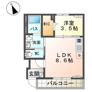 グランバレーⅡ【1階】の間取り