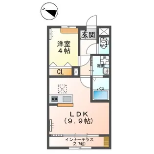 OLIVE【1階】の間取り