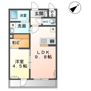 仮)土浦市乙戸南アパート【1階】の間取り